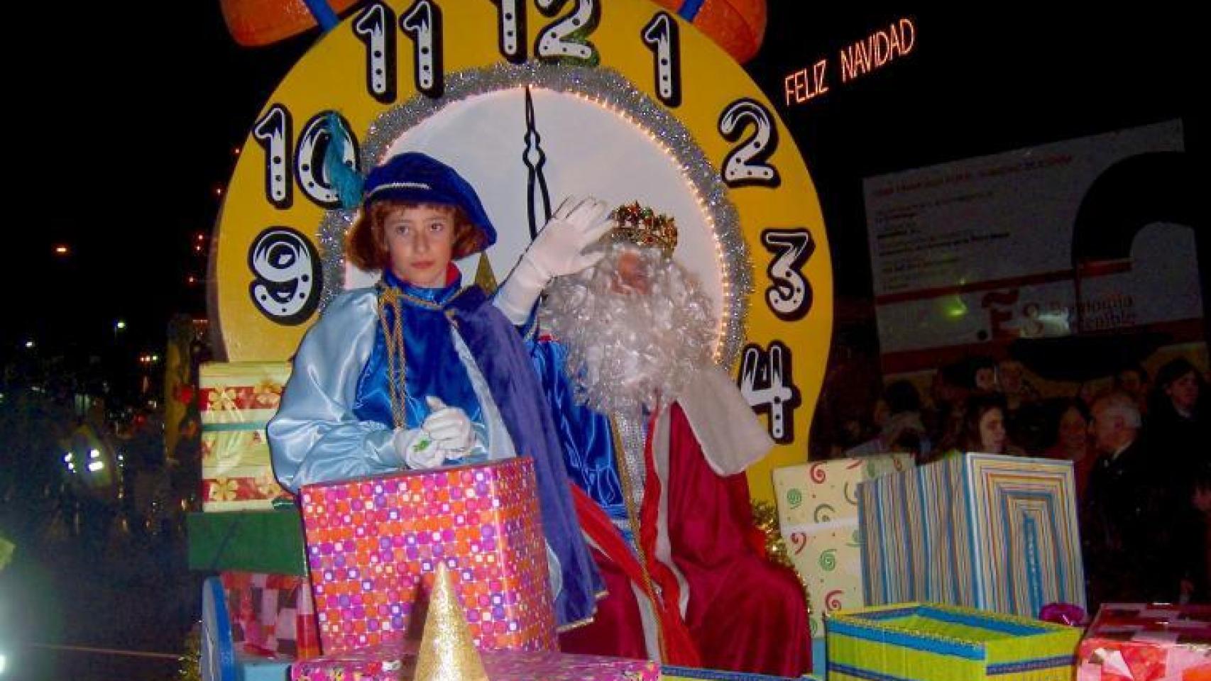 Una edición anterior de la Cabalgata de Reyes en el municipio vallisoletano de La Cistérniga