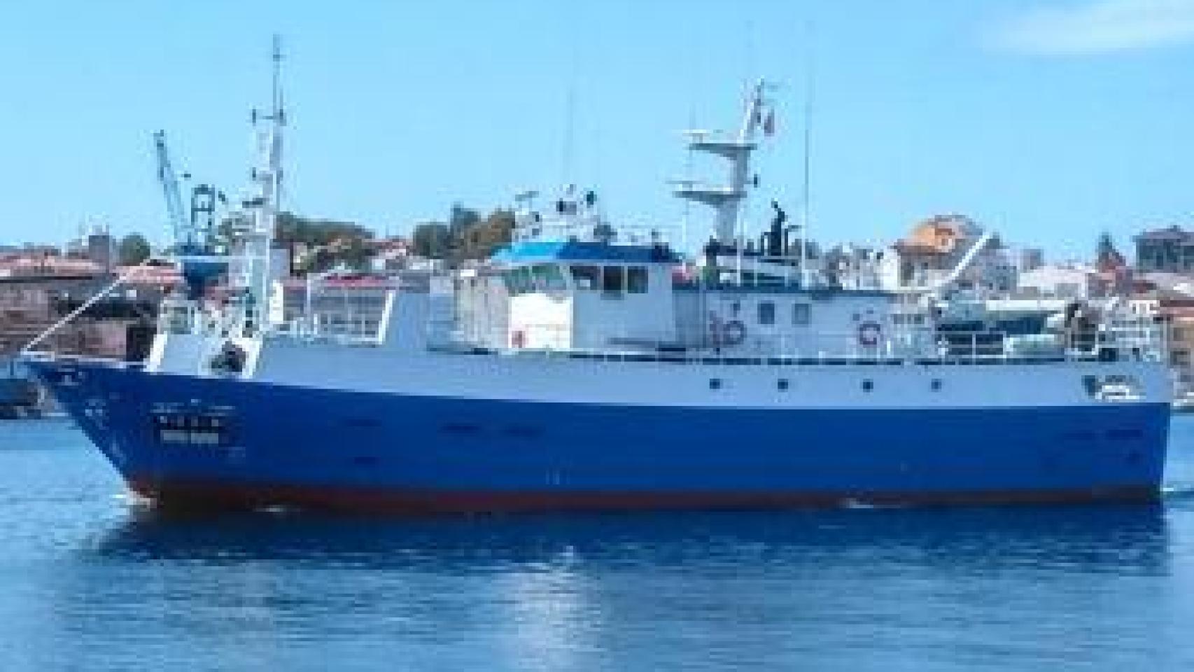 El pesquero de capital gallego 'Novo Ruivo'