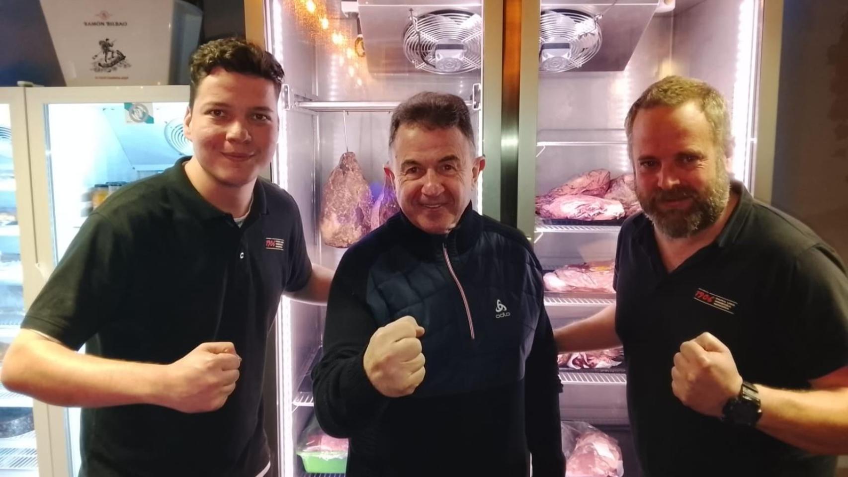 El chef Martín Berasategui en O Carrabouxo en Cambre (A Coruña)