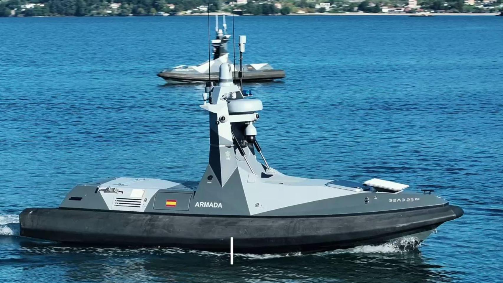 Sead 23 en unas pruebas en Vigo