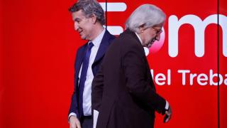 Alberto Nunez Viejo and Josep Sanchez Libre, at the Foment del Treball headquarters.