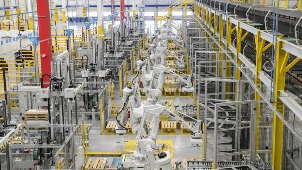 Centro logístico de Amazon en Zaragoza, en una imagen de archivo