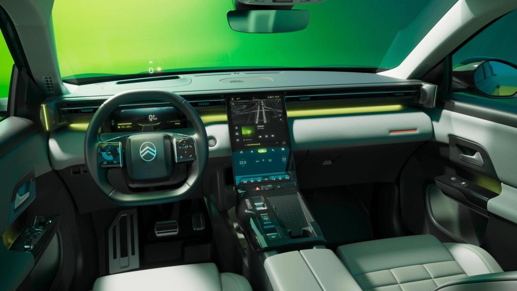 Interior del Citroën ë-C5 Aircross