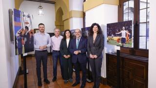 Inauguración de la exposición fotográfica por los 40 años de la agencia Efe en Castilla-La Mancha.