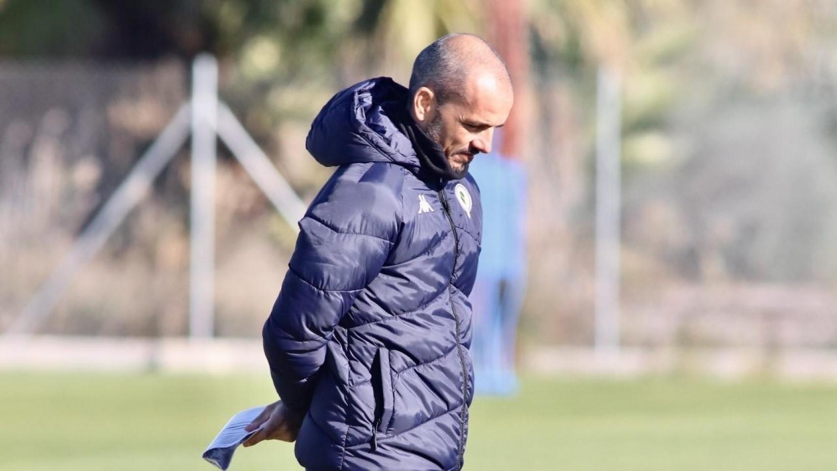 Beto Company en un entrenamiento.