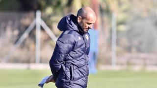 Beto Company en un entrenamiento.