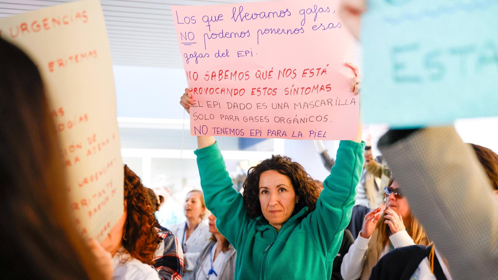 Imagen de una de las concentraciones llevadas a cabo por los trabajadores.