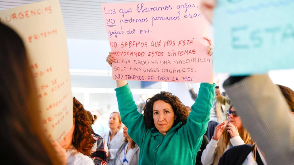 Imagen de una de las concentraciones llevadas a cabo por los trabajadores.