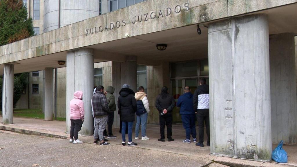 Pase a disposición judicial de los detenidos en el operativo contra el tráfico de drogas con epicentro en Arousa.