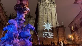 Un recorrido por las luces de Navidad de Santiago de Compostela