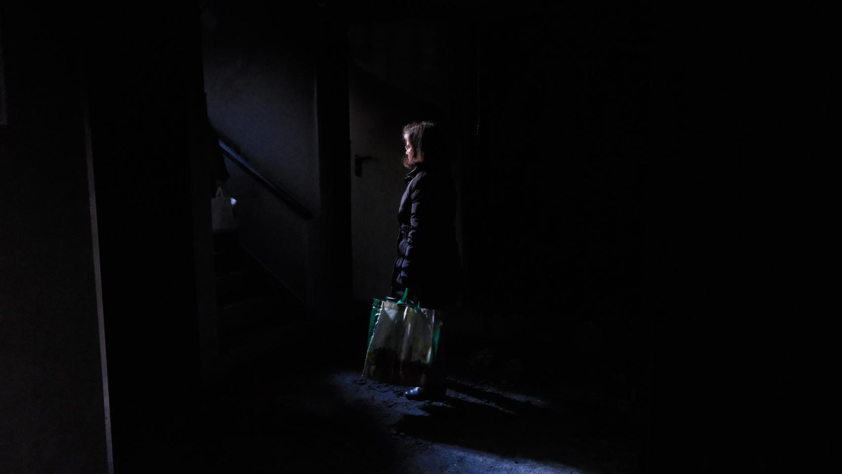 Así quedó el edificio de la calle San Isidoro, en A Coruña, incendiado este jueves