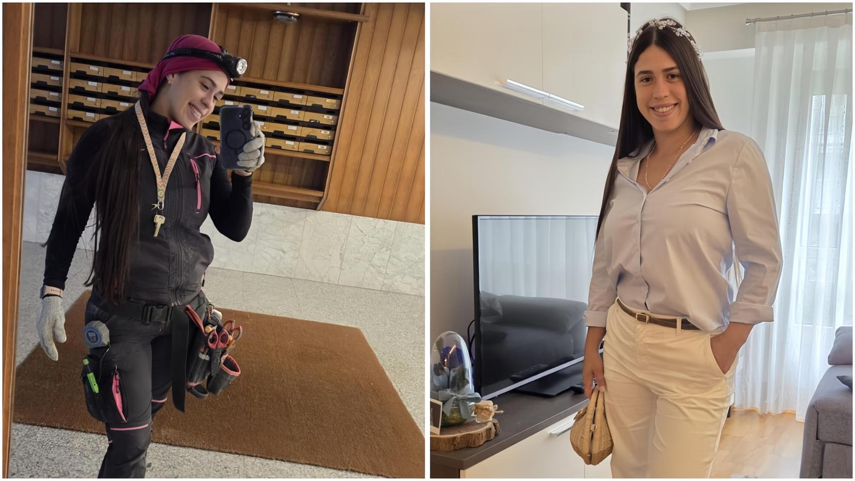 Carolina, electricista venezolana que vive en Guipúzcoa.