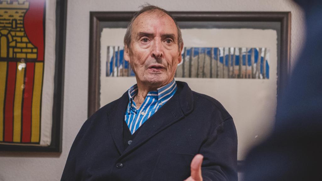 Juan José Laborda, expresidente del Senado, durante la entrevista con EL ESPAÑOL.