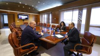 Imagen de la reunión de la Mesa de las Cortes de Castilla-La Mancha.