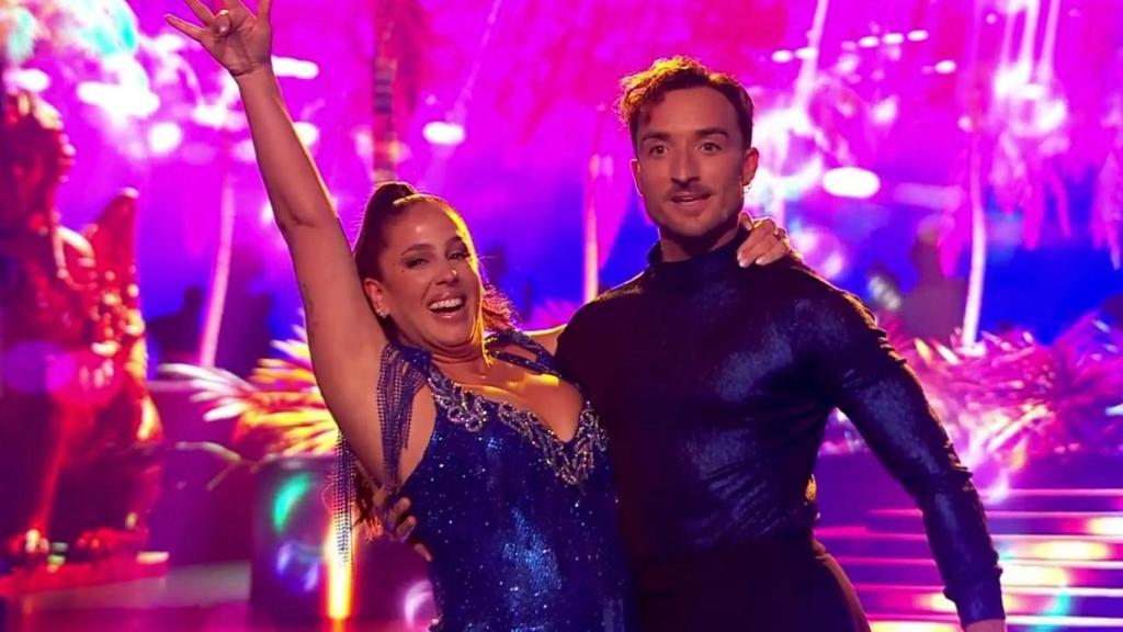 Anabel Pantoha y Álvaro Cuenca en la semifinal de 'Bailando con las estrellas'.