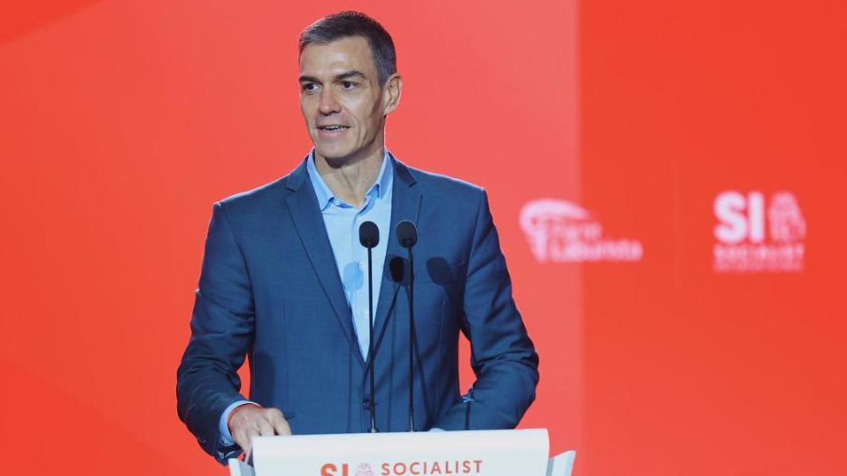 Pedro Sánchez, este sábado, durante su intervención ante la Internacional Socialista en Malta.