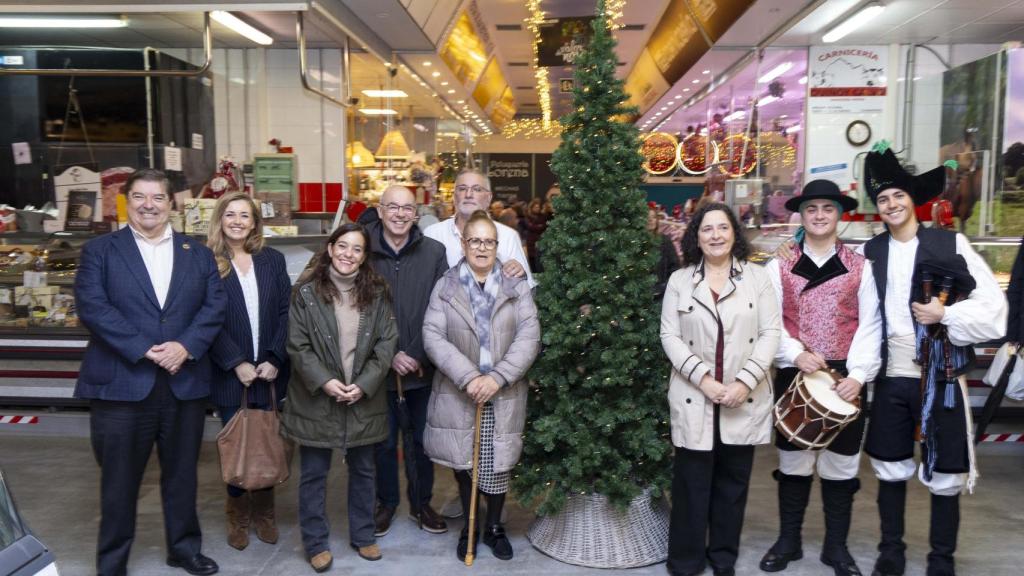 Imagen del encendido en Elviña.