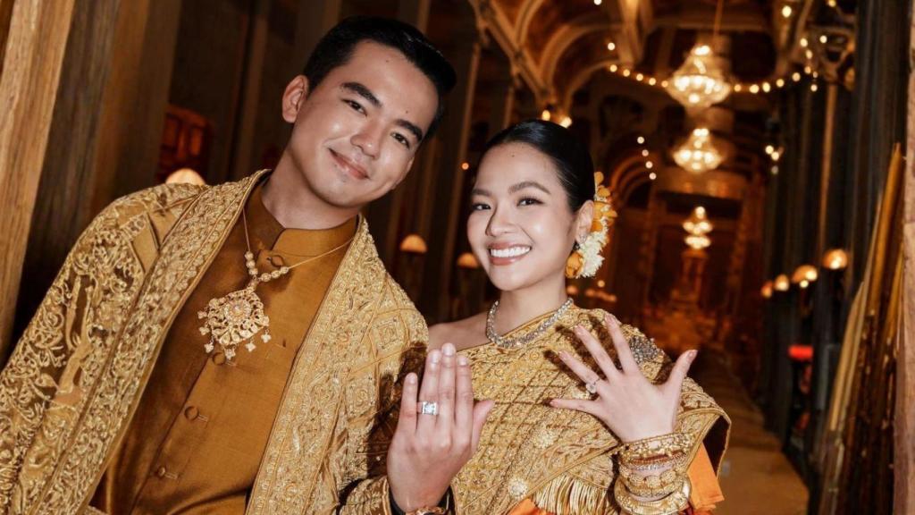 La princesa Norodom Pongsoriya y el empresario Seav Chhuon Ing han contraído matrimonio en Camboya.