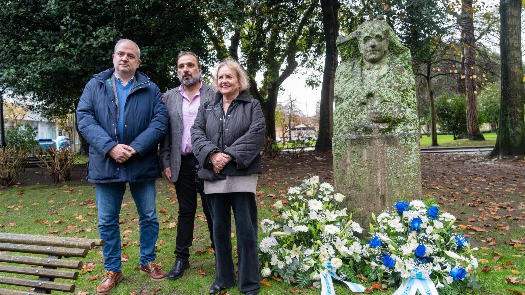 Imagen del homenaje.