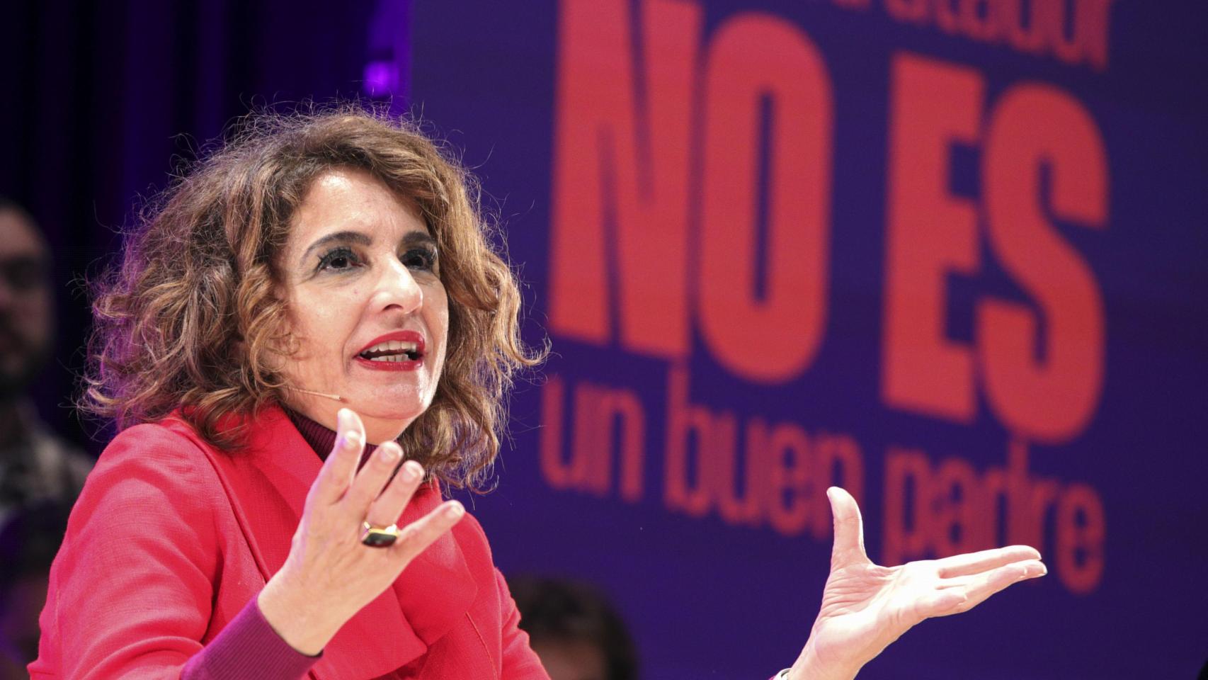 María Jesús Montero, en el acto, celebrado en Atarfe.