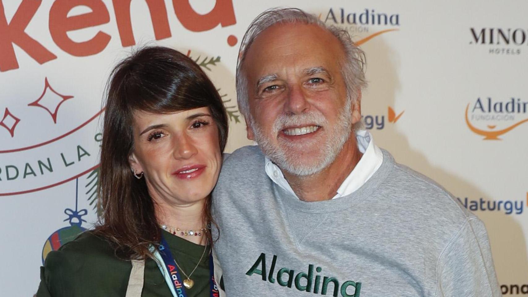 Paco Arango, con Begoña Aguilera, en un acto celebrado en Madrid.