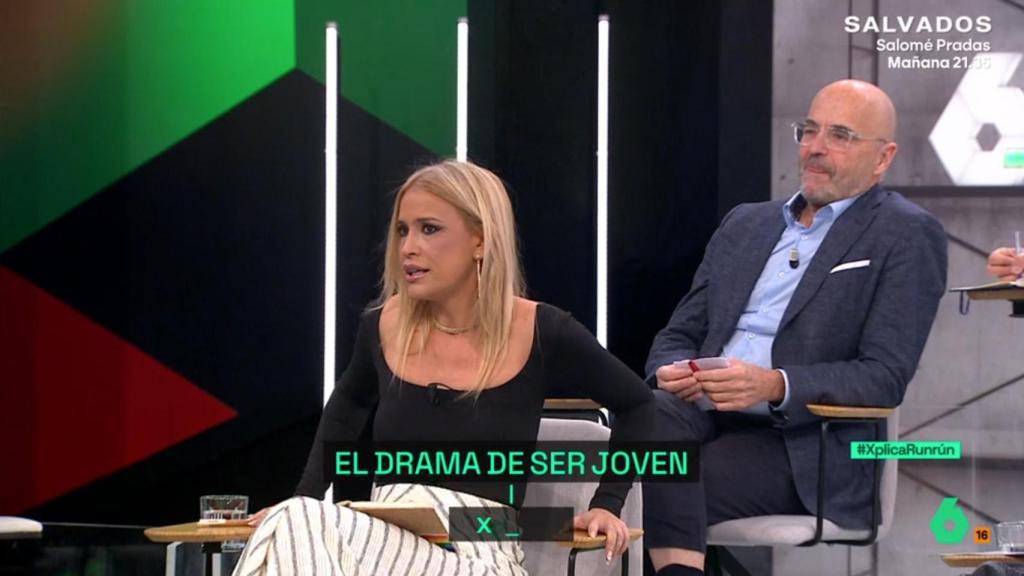 Afra Blanco y Javier Díaz-Giménez en 'laSexta Xplica'.