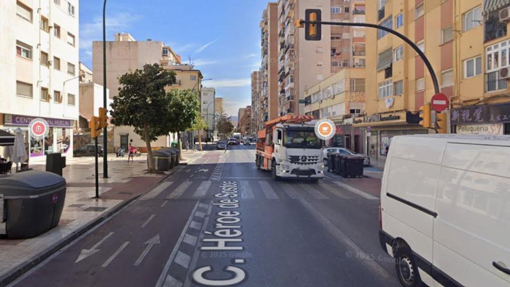 La calle Héroe de Sostoa.