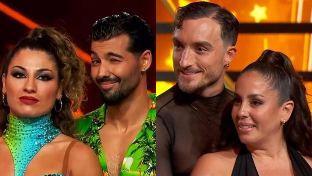 Gemma Domínguez, Jorge González, Álvaro Cuenca y Anabel Pantoja en la final de 'Bailando con las estrellas'.