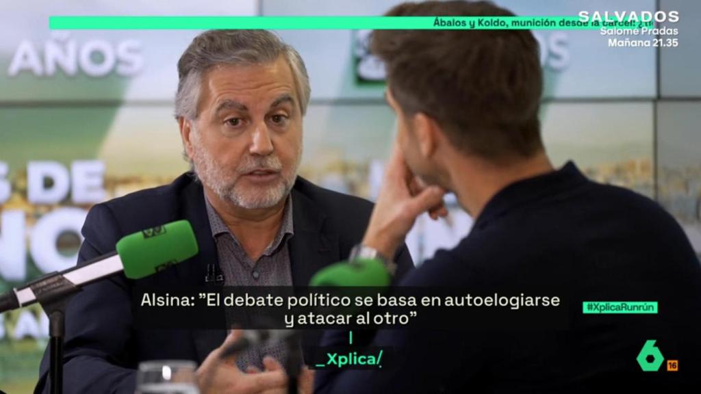 Carlos Alsina y José Yélamo en 'laSexta Xplica'.