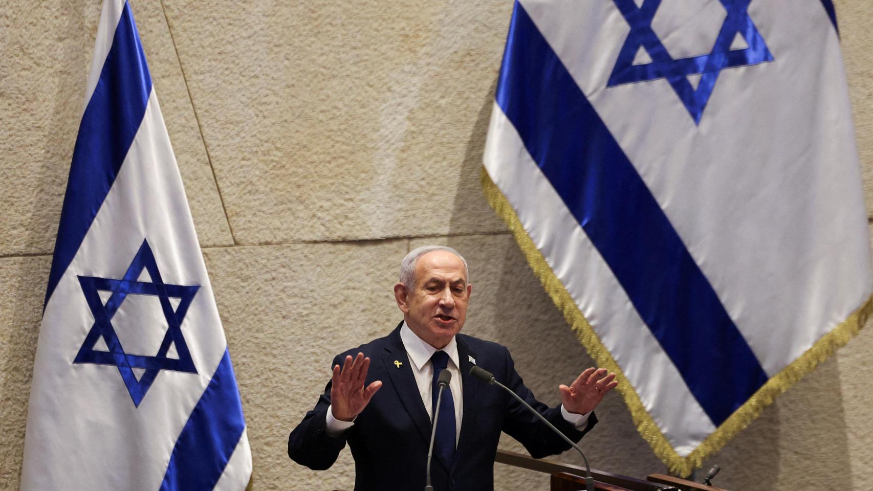 El primer ministro de Israel, Benjamin Netanyahu.