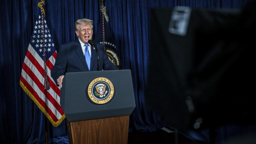 El presidente estadounidense Donald Trump