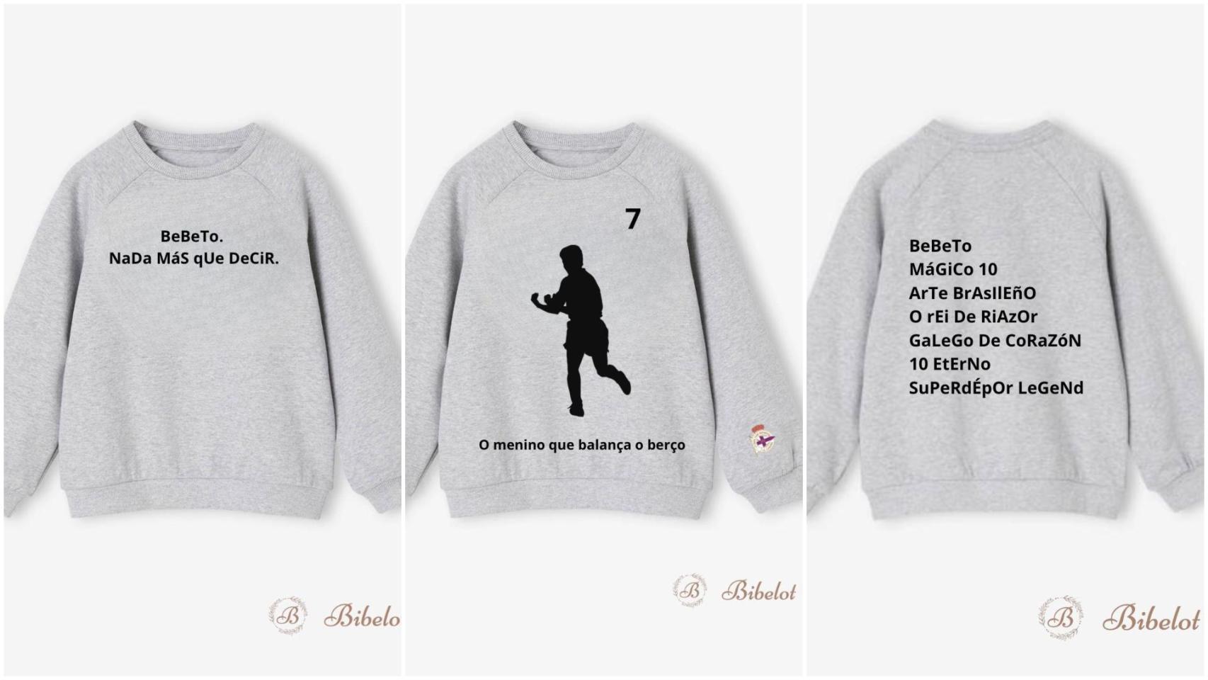 Imagen de las sudaderas.
