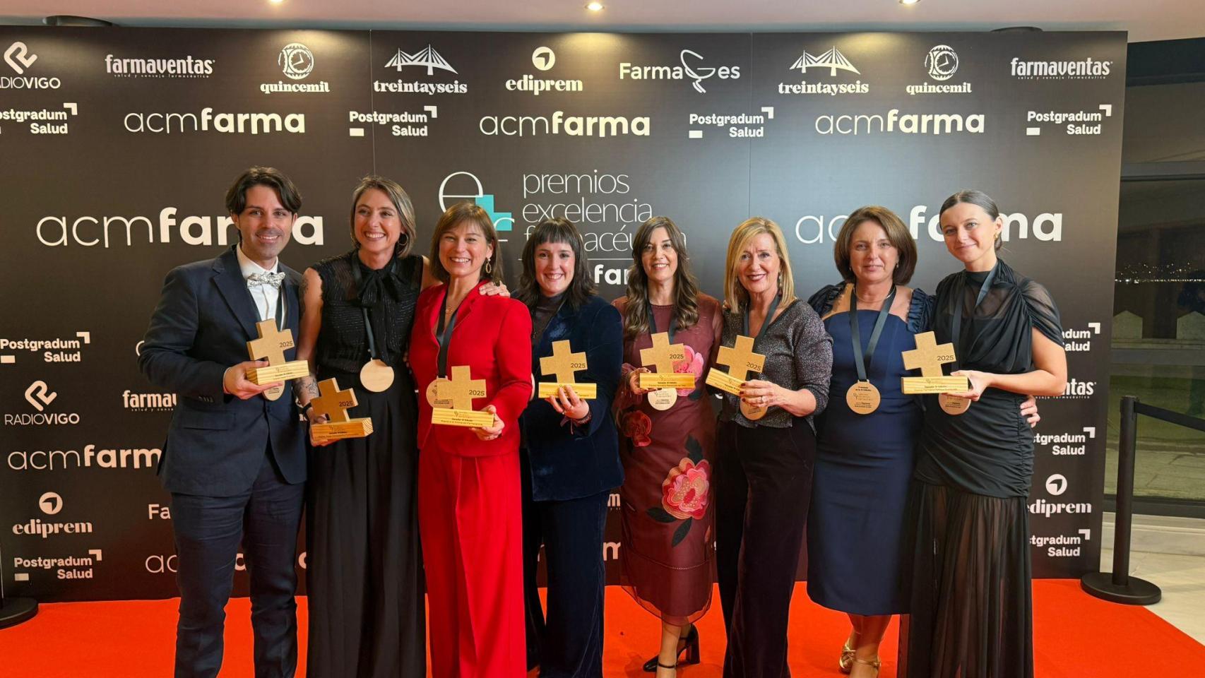 Imagen de los premiados.