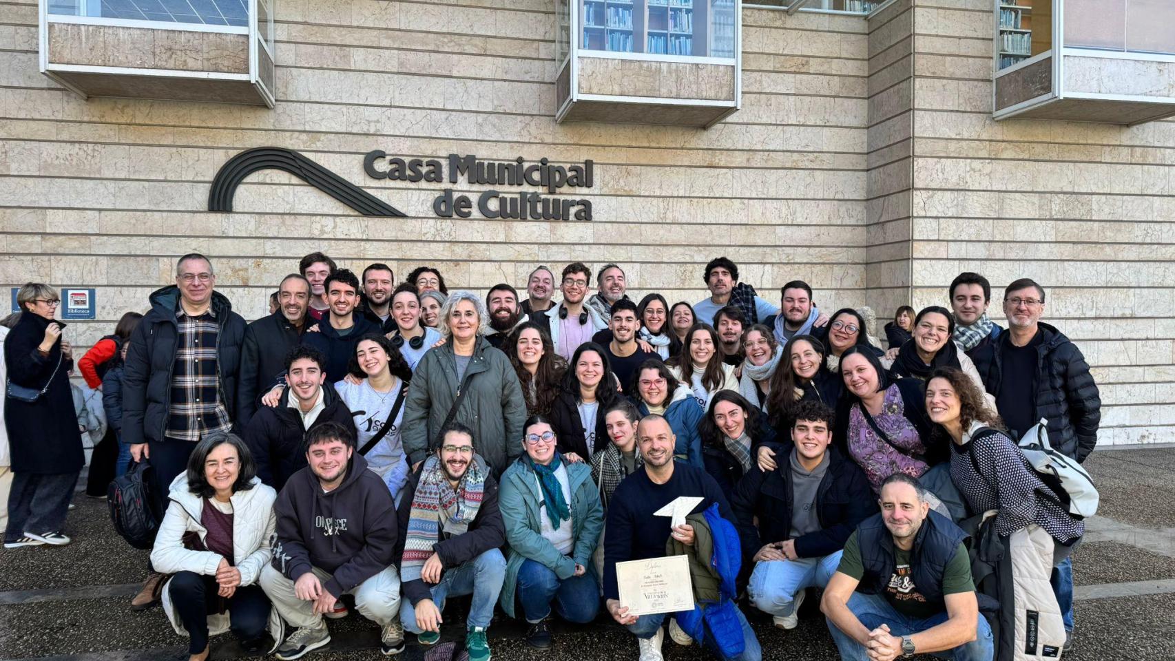 Miembros del coro Gaos.