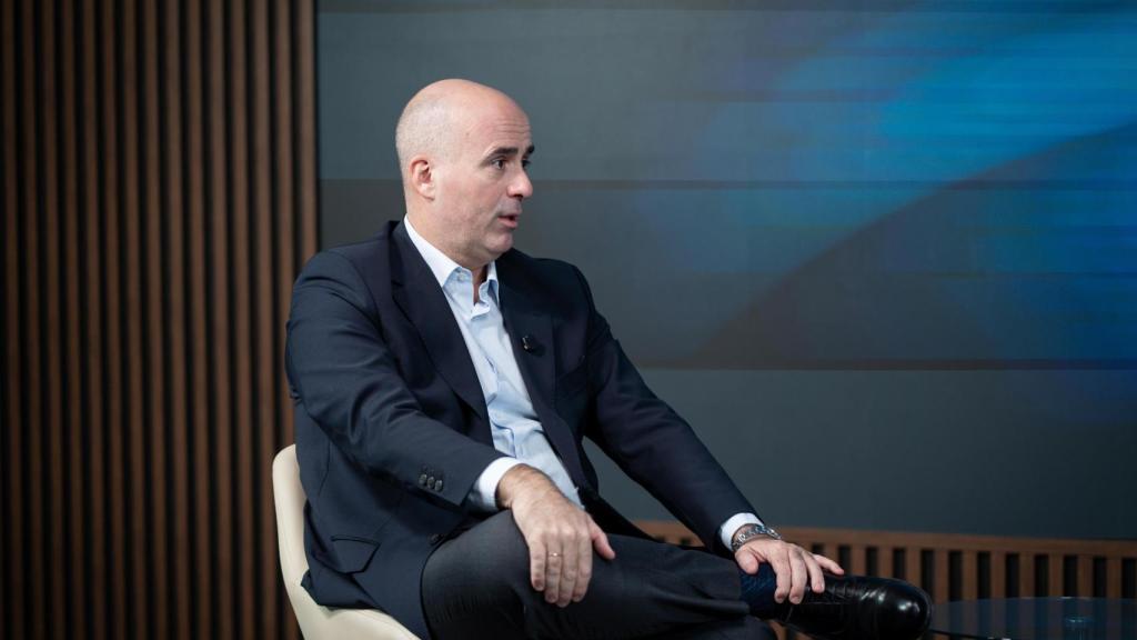 Fernando Campos, CEO de DKV seguros durante la entrevista con EL ESPAÑOL.