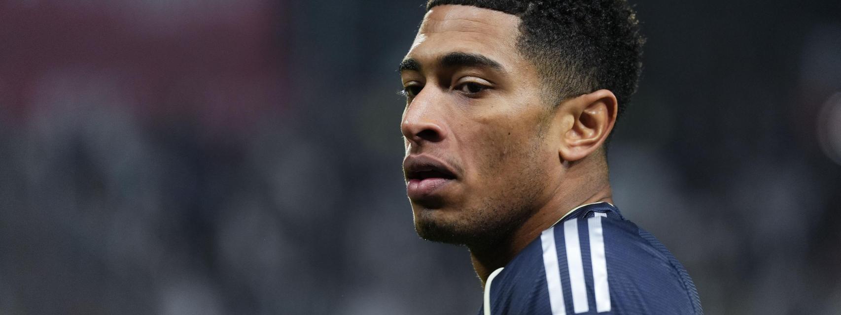 Bellingham, con rostro serio durante el partido ante el Girona.