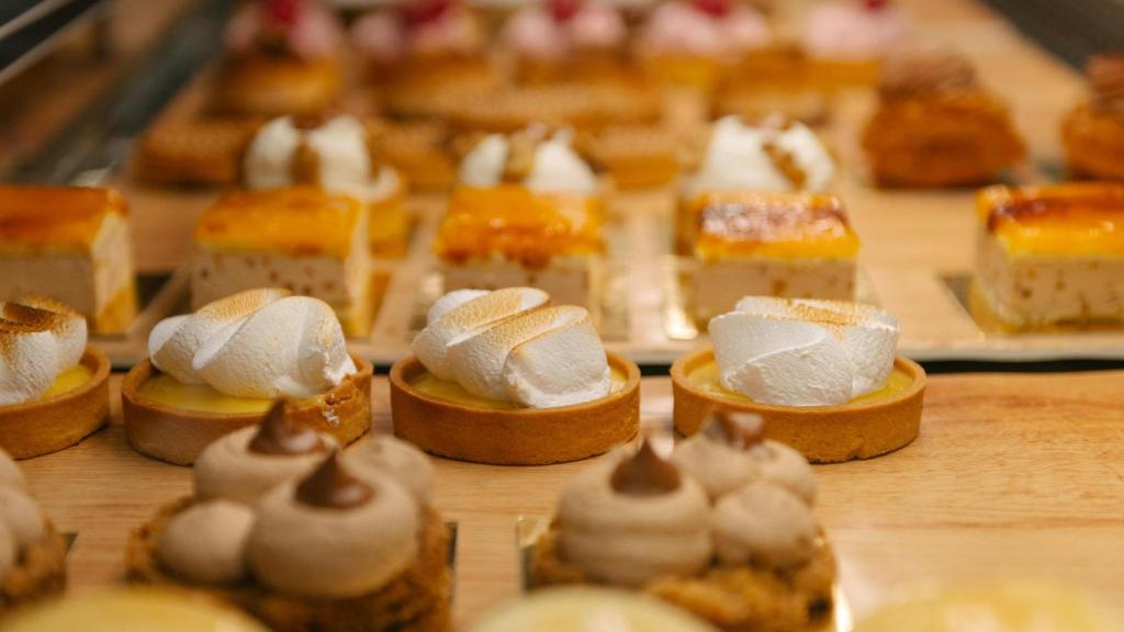 Piezas de pastelería de La Gloria.