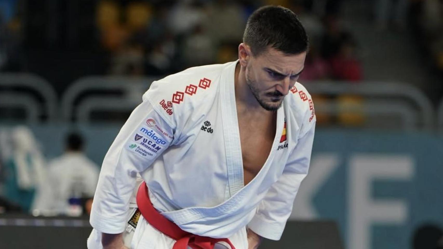 El karateca malagueño Damián Quintero.