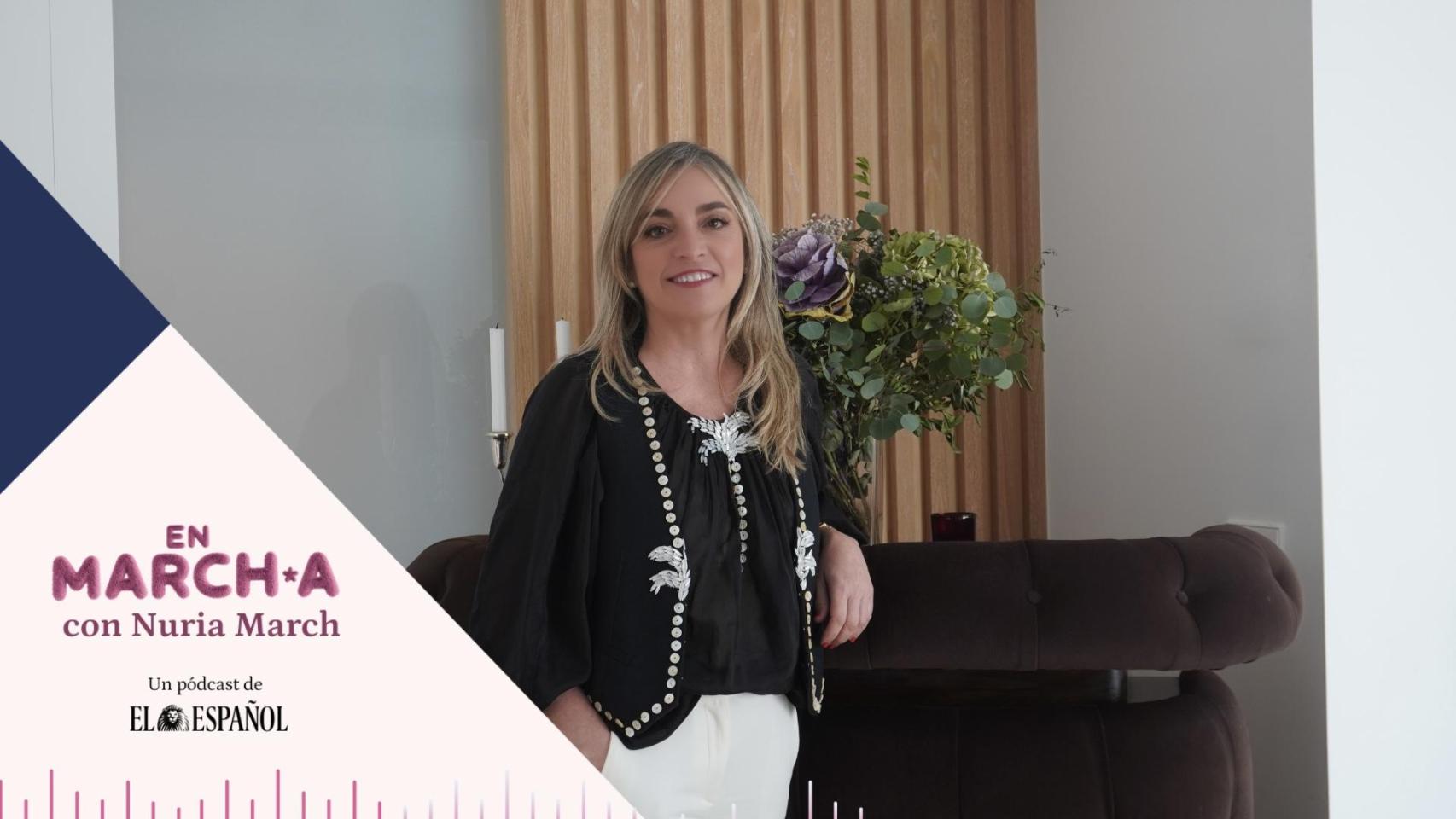 Nuria March junto a Lourdes Redondo.