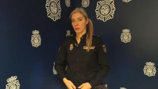 Rocío Gracia, portavoz de la Policía Nacional en Zaragoza.