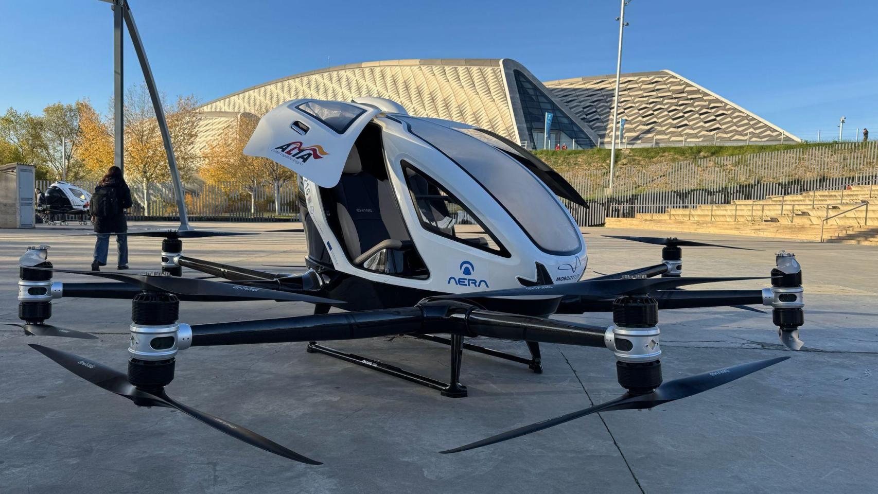 La aeronave de gran capacidad EH216 de la empresa EHang