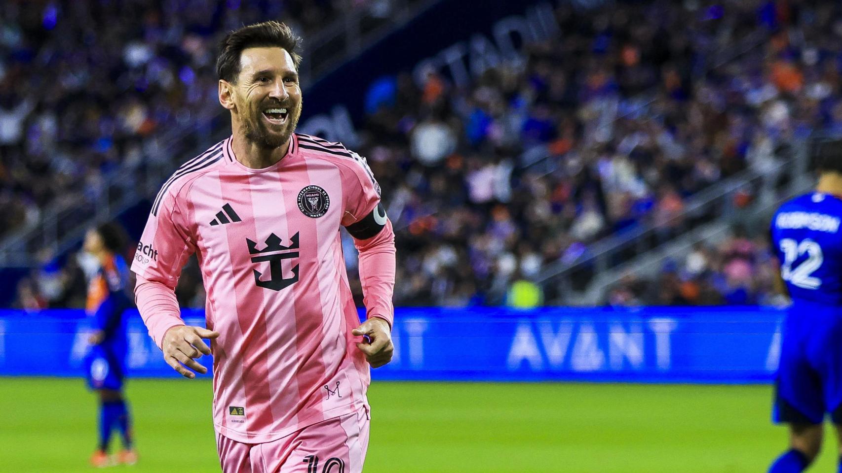 Messi, durante un partido con el Inter Miami.