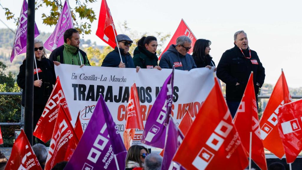 Manifestación de CCOO en Toledo.