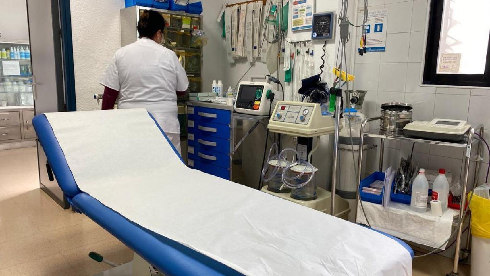 El interior de un centro de salud.