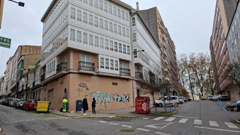 Calle Rubalcava de Ferrol.
