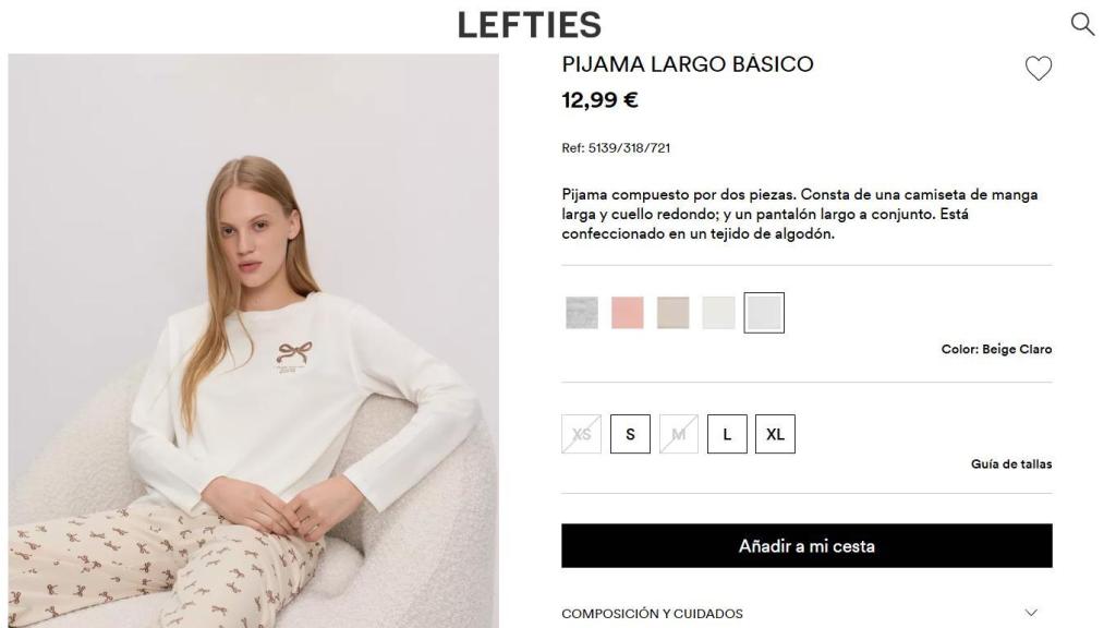 Pijama largo. Ref: 5139/318/721