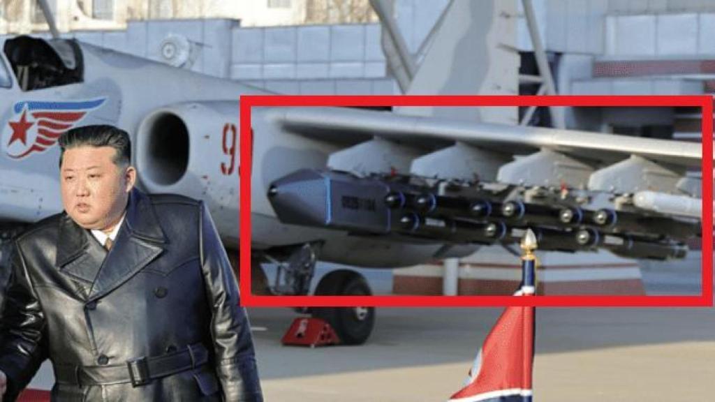 Misil similar al Storm Shadow (izquierda) y Brimstone (derecha, con triple riel)