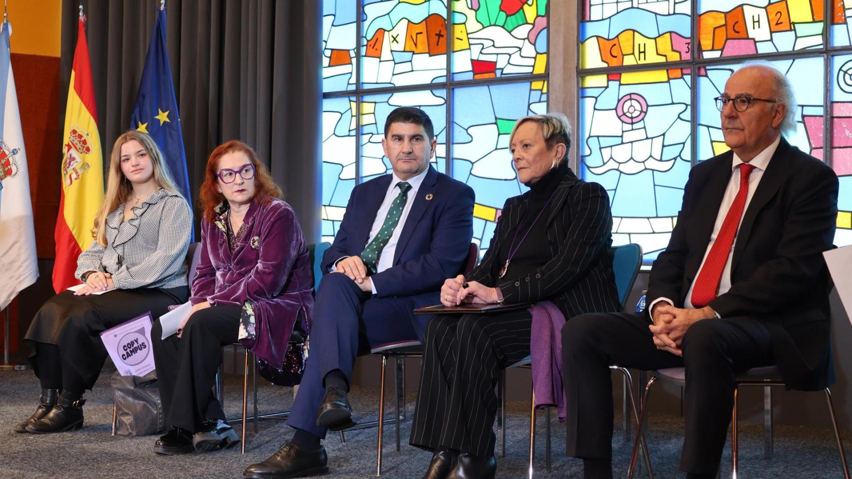 El delegado del Gobierno en Galicia durante el acto.