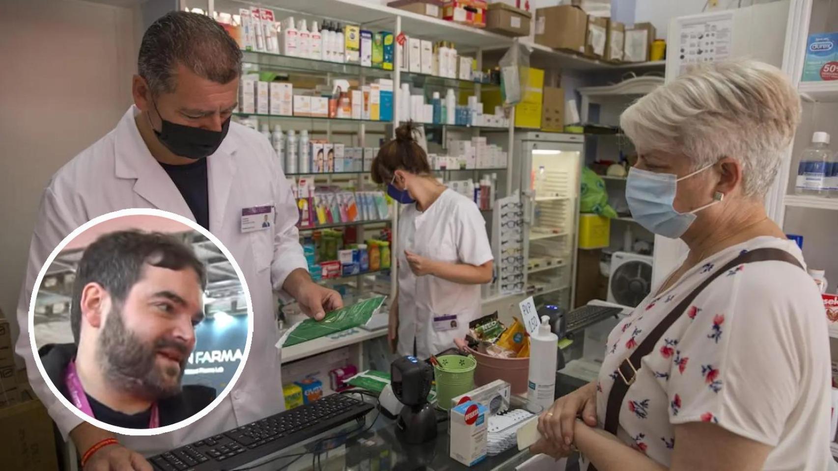 Un farmacéutico entrevistado en Infarma reconoce que podría ganar más dinero en su trabajo.