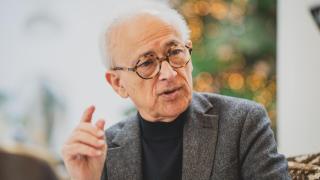 Antonio Damasio durante la conversación.